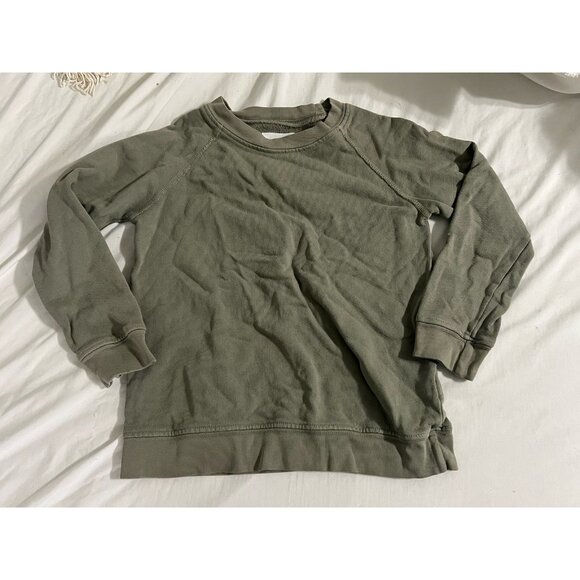 Mate Kids Green Organic Cotton Sweatshirt Size 4/5 - Picture 1 of 12